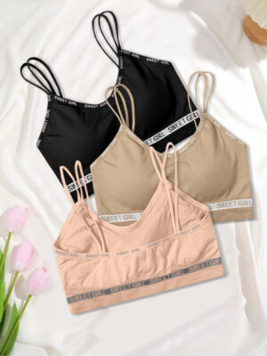 "Women's Cotton Lightly Padded Wire-Free Sports Bra – Full Coverage, Comfortable & Supportive, Perfect for Everyday Wear"