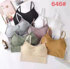 646 Women Padded Short Bralette / Bra - Buy 2 Get 1 Free | 3 PCS for ₹399