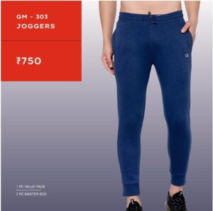 GM-303 Premium Joggers for Men - Comfortable & Stylish Athletic Pants