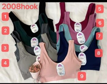 2008Hook Seamless Padded Comfort Bra for Women – Multiple Colors