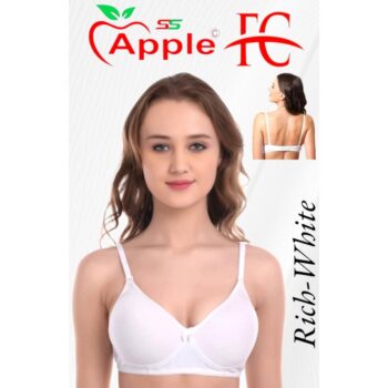 Apple FC Rich-White T-Shirt Bra – Seamless Comfort for Everyday Wear