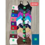 Cotton Camisole Non-Padded Bra for Women – 4016# | Free Size | Multi Color