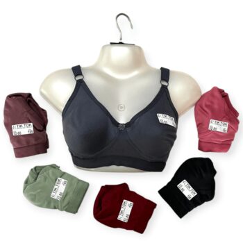 Tik Tok D-Cup T-Shirt Bra for Women – Non-Padded, Wire-Free Cotton Comfort
