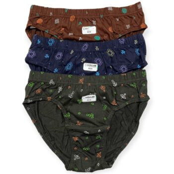 Dollar Brand Women’s Cotton Panties – Printed & Stretchable – Pack of 3 (Size 80–110)