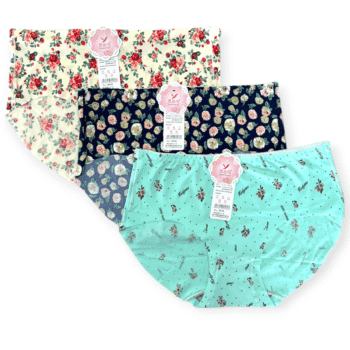 Women's Printed Panties - Imported Fabric Pack of 3 | Free Size Stylish Designs