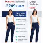 Premium Plus Size Cotton Kurti Pants with Pockets & V-Cut | XL to 5XL
