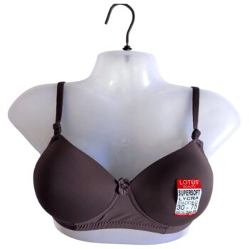 Lotus Women's SuperSoft Padded T-Shirt Bra – Seamless Daily Wear (Sizes 30 to 40)
