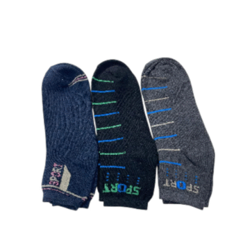 Men’s Premium Ankle Sports Socks Combo (Pack of 3) – Soft, Breathable & Stretchable