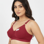 Women’s Non-Padded Cotton Support Bra – Black | Daily Comfort Innerwear