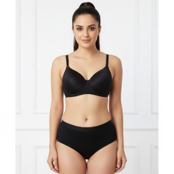 Women’s Comfortable Padded Bra & Soft Cotton Panty Set – Daily Wear Innerwear
